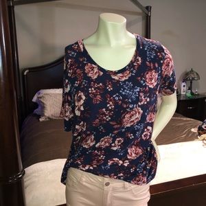 Justify short sleeve loose fit pocket shirt large